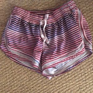 Lulu lemon striped athletic shorts